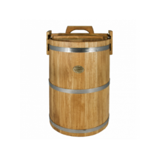 Купить Кадка дубовая 100 л «Бонпос» (обручи из нерж. стали) в Ангарске