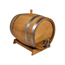 Купить Бочка с краном 30 л Люкс (колотый дуб) в Ангарске