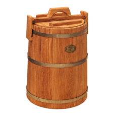 Купить Кадка дубовая 50 л «Бонпос» (обручи из нерж. стали) в Ангарске