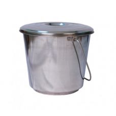 Ведро из нержавейки с крышкой 15 литров в Ангарске